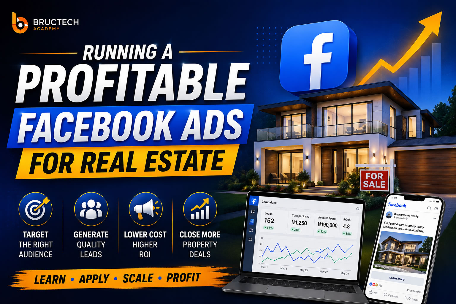 RUNING A PROFITATBLE FACEBOOK ADS FOR REAL ESTATE